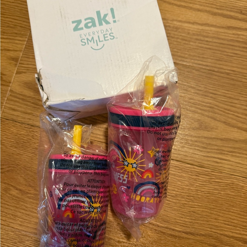 Zak! Designs Pink Tumbler Set